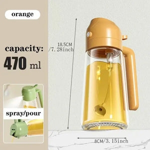 Leakproof Glass Oil Bottle 