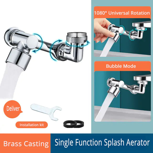 Universal Faucet Extender for Easy Sink Water Control