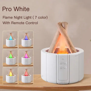 Essential Oil Diffuser with Simulated Flame – Cozy Light & Aromatherapy in One

