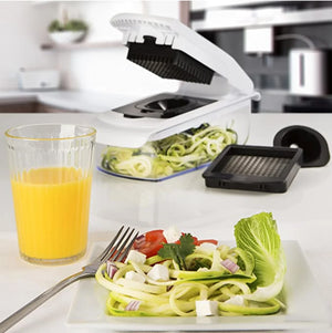 Fullstar Food Chopper – Vegetable Dicer & Slicer with Multiple Blades & Catch Tray