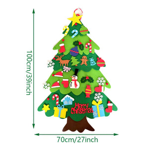 Handmade Felt Christmas Ornaments for Festive Trees