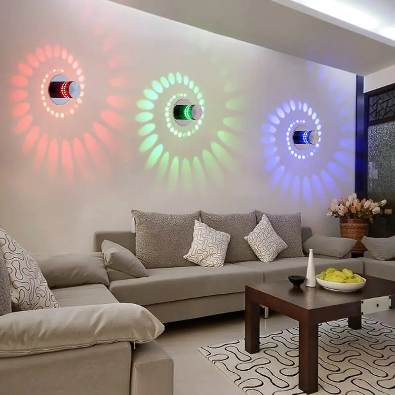 Modern LED Wall Light – Color Changing Ambient Glow for Home & Bedroom