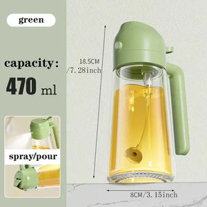 Leakproof Glass Oil Bottle 
