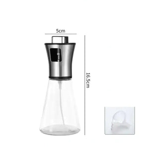 Oil & Vinegar Spray Bottle – Refillable Mister for Healthy Cooking