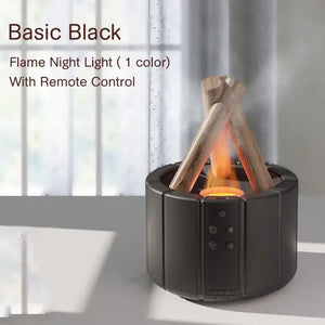 Simulated Flame Aroma Diffuser – Ultrasonic Essential Oil Diffuser for Relaxing Ambiance