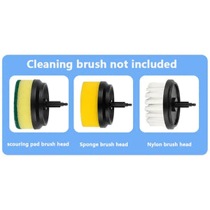 Electric Cleaning Brush with 3 Heads for Multi Surface Use