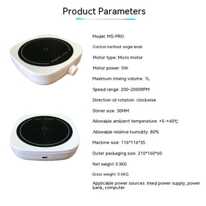 Compact Magnetic Stirrer for Precise Laboratory Mixing