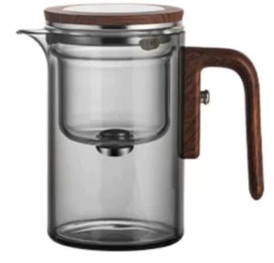 glass teapot with tea separator