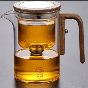 heat resistant borosilicate teapot