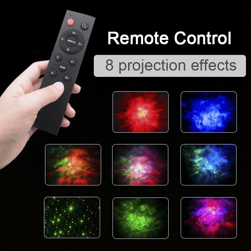 Galaxy Star Projector Night Light for Starry Sky Effect